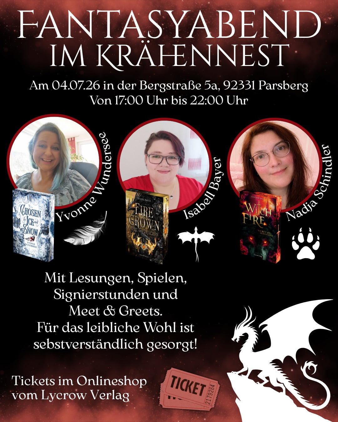 ! Ticketverkauf ! - Fantasyabend im Krähennest